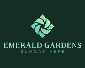 Organic Leaf Gardening logo design