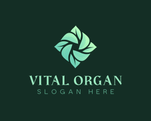 Organic Leaf Gardening logo design