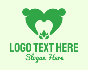 Family - Green Eco Dental Care logo design