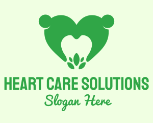 Green Eco Dental Care logo design