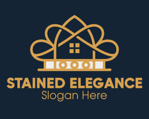 Elegant Gold Hotel  logo design