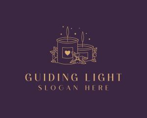 Wax Candle Decor logo design