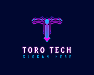 Gaming Technology Letter T logo design