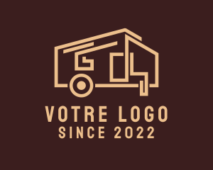 Vehicle - Tiny House Camper Van logo design