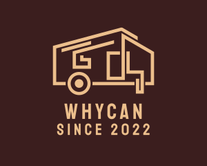 Truck - Tiny House Camper Van logo design