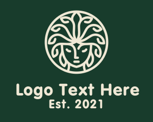 Tribal - Festive Headpiece Costume Badge logo design