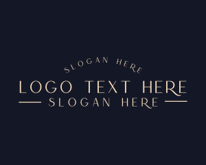Elegant Luxury Wordmark  Logo