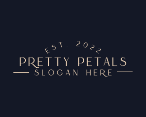 Elegant Luxury Wordmark  logo design