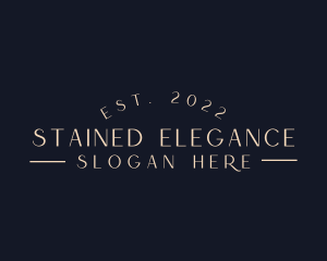 Elegant Luxury Wordmark  logo design