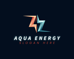 Lightning Power Energy logo design