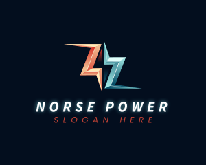 Lightning Power Energy logo design