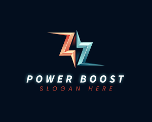 Lightning Power Energy logo design