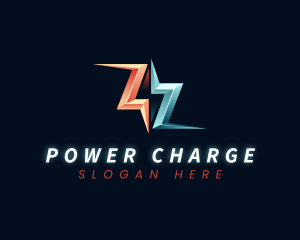 Lightning Power Energy logo design