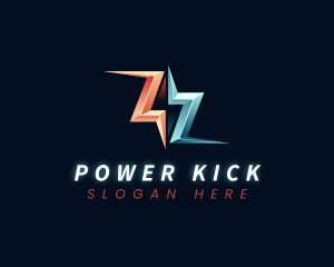 Lightning Power Energy logo design