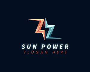 Lightning Power Energy logo design