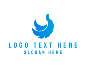 Minimalist - Elegant Bird Business logo design