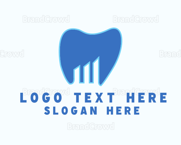 Dental Tooth Graph Logo