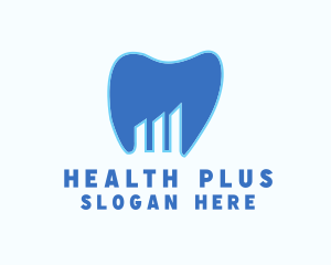 Dental Tooth Graph logo design