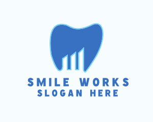 Dental - Dental Tooth Graph logo design