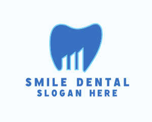 Dental - Dental Tooth Graph logo design