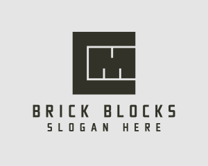 Blocks - Letter CM Monogram Blocks logo design