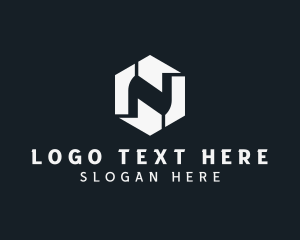 Agency - Hexagon Agency Letter N logo design