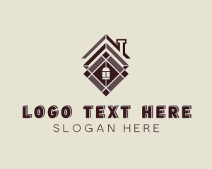 Tiling - Home Flooring Pavement logo design