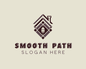 Paving - Home Flooring Pavement logo design