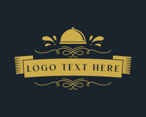 Indian-cuisine - Restaurant Food Cloche logo design