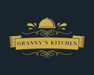 Restaurant Food Cloche logo design