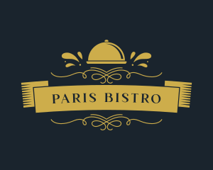 Restaurant Food Cloche logo design