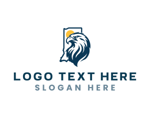 Zoo - Indiana Bald Eagle logo design