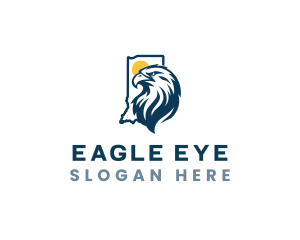 Indiana Bald Eagle logo design