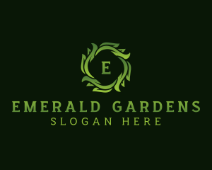 Botanical Wellness Garden logo design