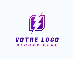 Lightning Power Bolt Logo
