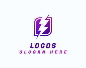 Volt - Lightning Power Bolt logo design