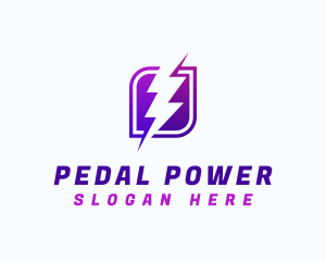 Lightning Power Bolt logo design