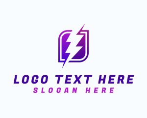 Lightning Power Bolt Logo