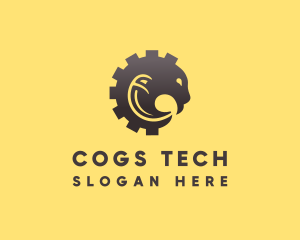 Wild Mechanical Cog logo design