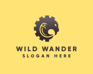 Wild Mechanical Cog logo design