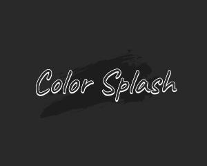 Art Paint Handwriting logo design