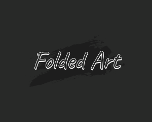 Art Paint Handwriting logo design