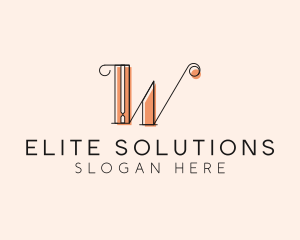 Studio - Upscale Boutique Letter W logo design
