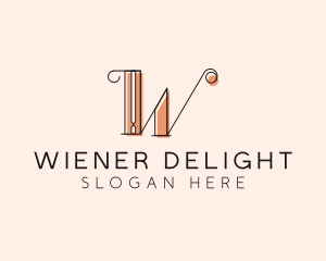 Upscale Boutique Letter W logo design