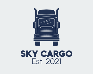 Cargo Trailer Truck logo design