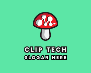 Data Mushroom Tech logo design