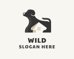 Cute - Dog House Shelter logo design