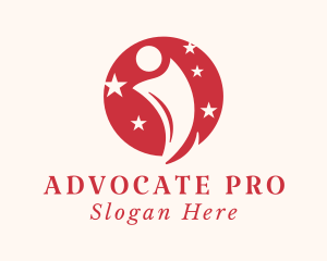 Advocate - Human Advocate Foundation logo design