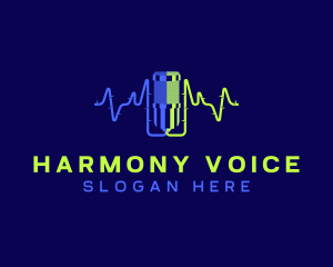 Sing - Microphone Podcast DJ logo design