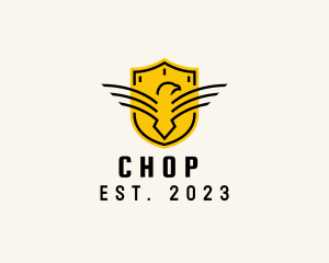 Bird - Bird Shield Crest logo design